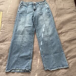 Mica Los Angeles High Rise Wide Leg Jeans Size 32x29